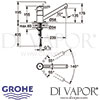 Grohe Concetto Single-Lever Sink Mixer Kitchen Tap Dimensions